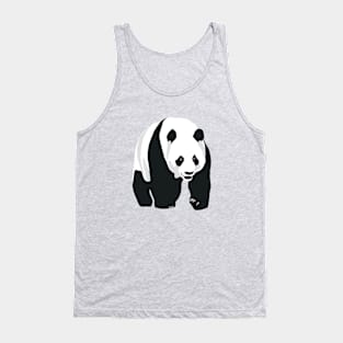 Pandas on Grey Tank Top